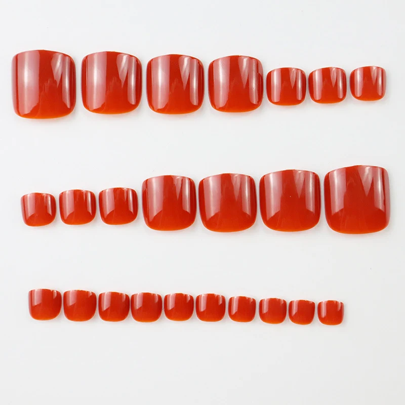 Premium Gel Press-On Zehennägel Karnz