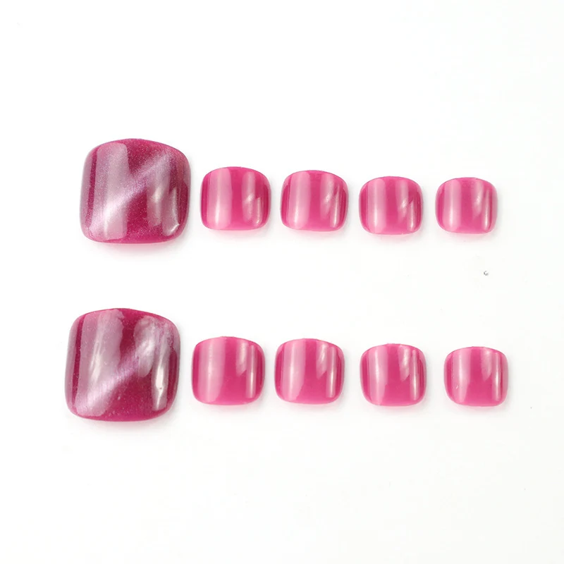 Premium Gel Press-On Zehennagel Set Karnz