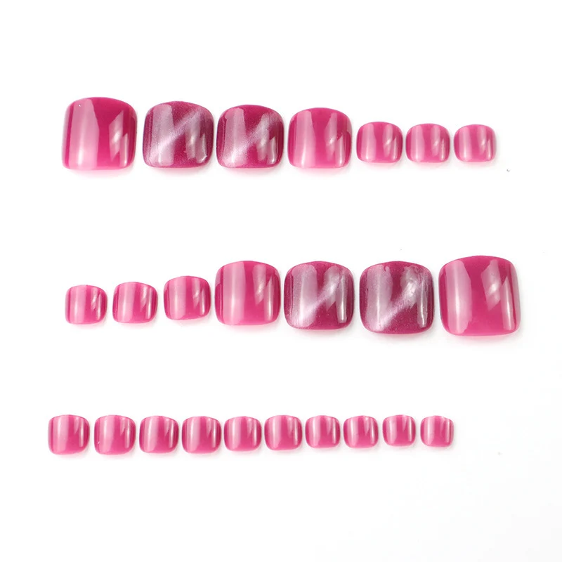 Premium Gel Press-On Zehennagel Set Karnz