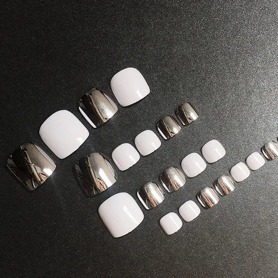 Premium Dekorative Druck-On-Fußnagel Kunst Karnz