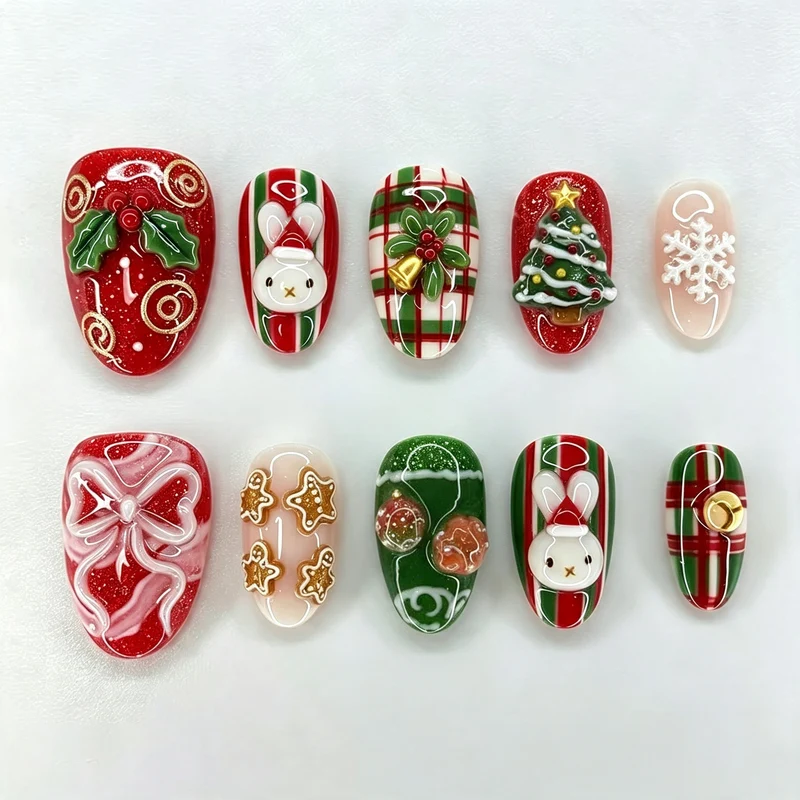 Urlaubs-Themen Press-On Nagelset Karnz
