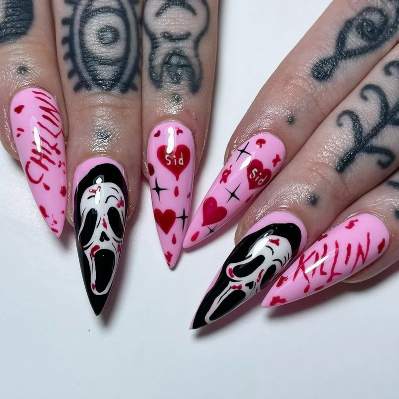 Urlaubs-Themen Press-On Nail Art Karnz