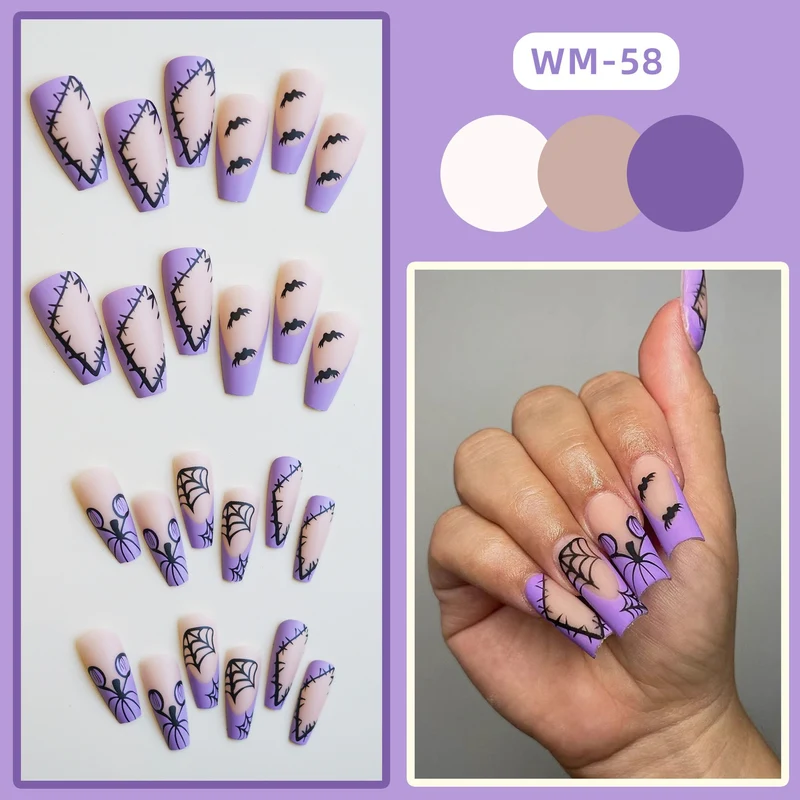 Urlaubs-Themen Press-On Nail Art Karnz