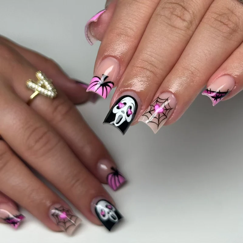 Halloween-Themen Press-On Nagel Set Karnz