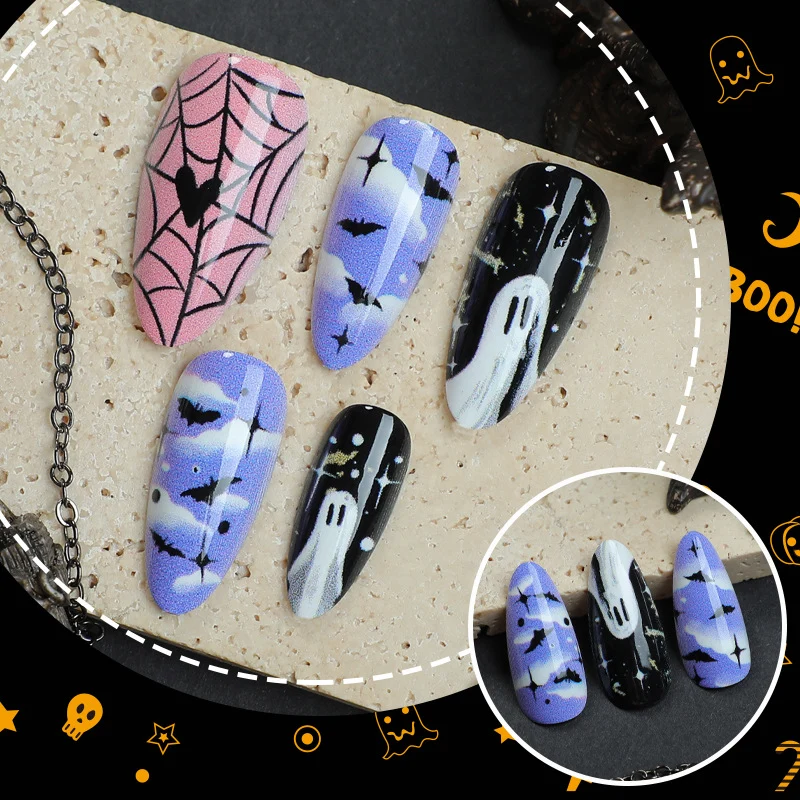 Halloween-Themen Nagelkunst Karnz