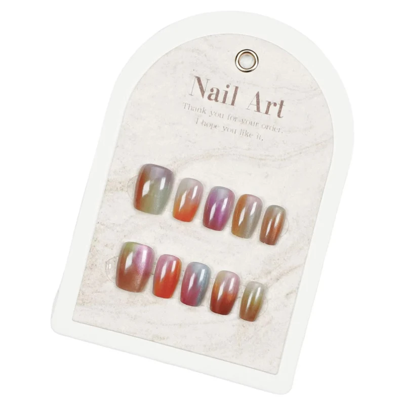 Gradient Shimmer Press-On Nägel Karnz