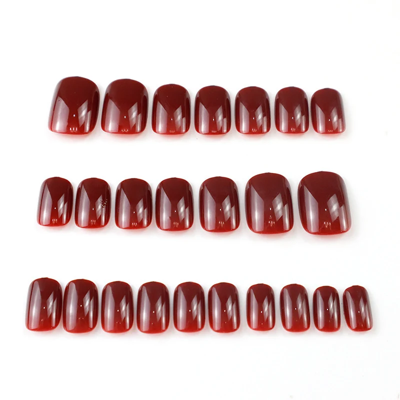 Glänzendes, langanhaltendes Press-On-Nagelset Karnz