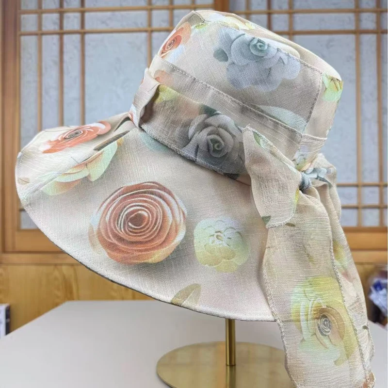Breiter Rand Floral Sonnenhut Karnz