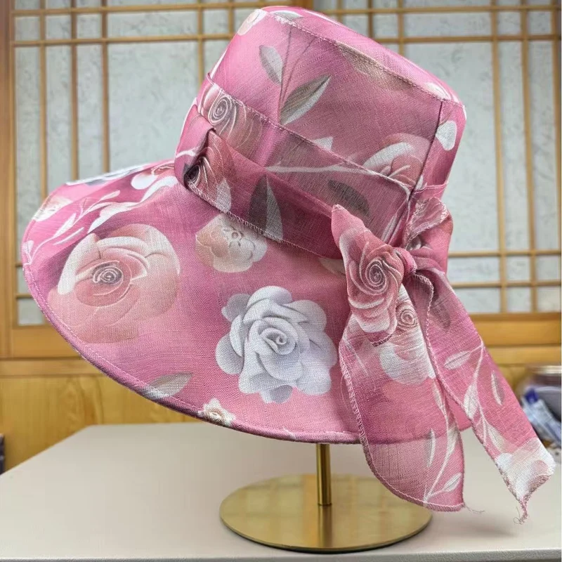 Breiter Rand Floral Sonnenhut Karnz