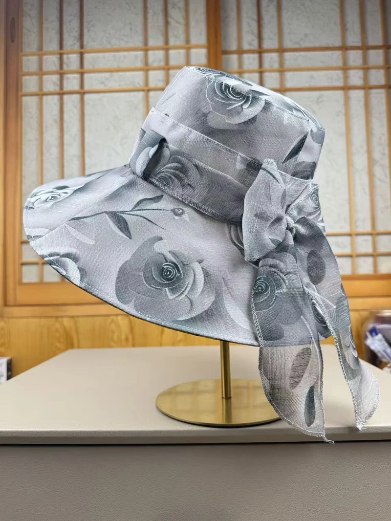 Breiter Rand Floral Sonnenhut Karnz