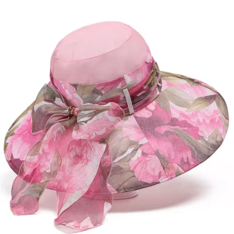 Breiter Rand Floral Sonnenhut Karnz