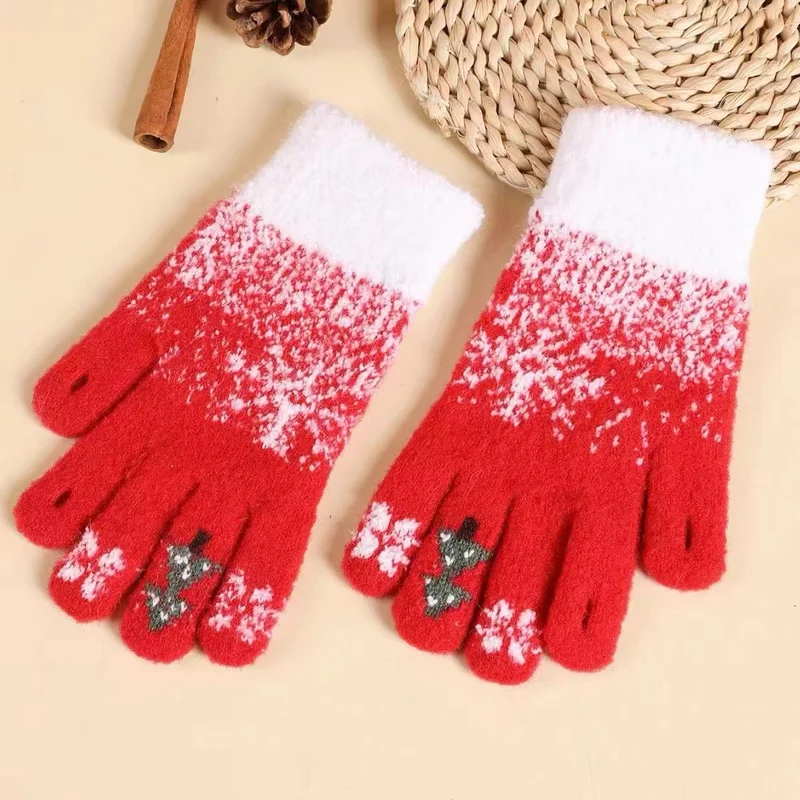 Warme Winter Gestrickte Touchscreen Handschuhe Karnz