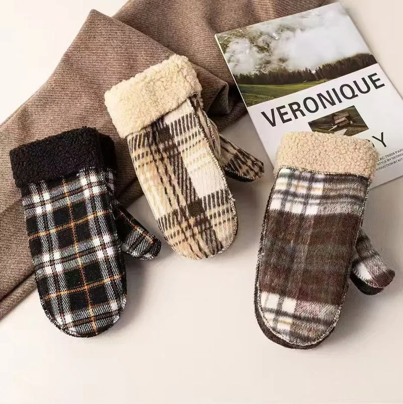 Plüschgefütterte Thermohandschuhe Karnz