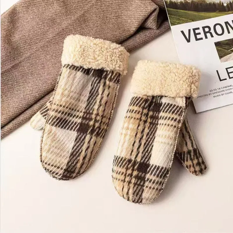 Plüschgefütterte Thermohandschuhe Karnz