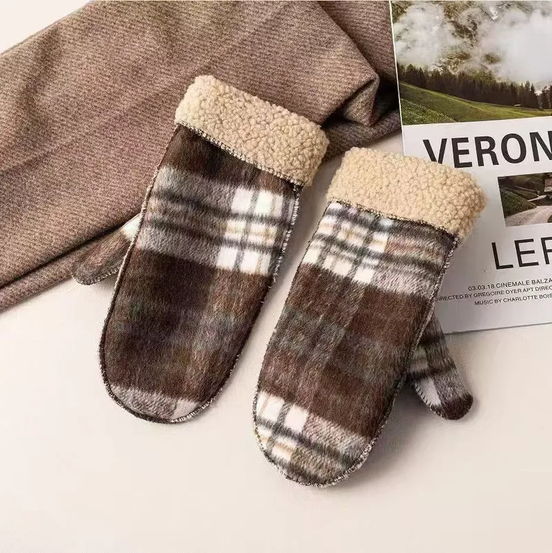 Plüschgefütterte Thermohandschuhe Karnz