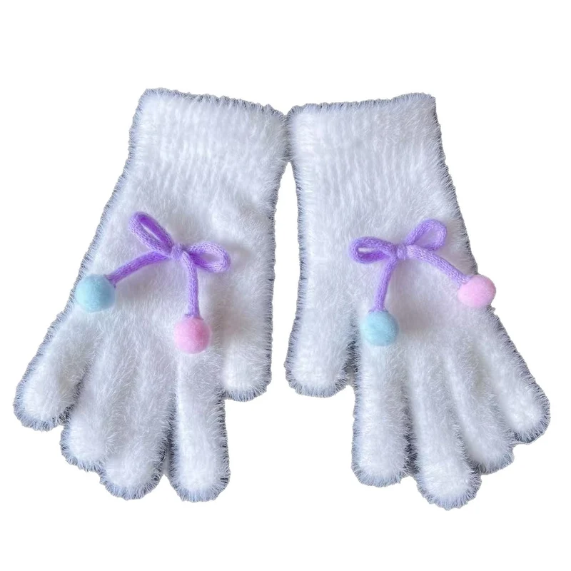 Süße Plüsch-Hasen-Themen Fingerlose Handschuhe Karnz