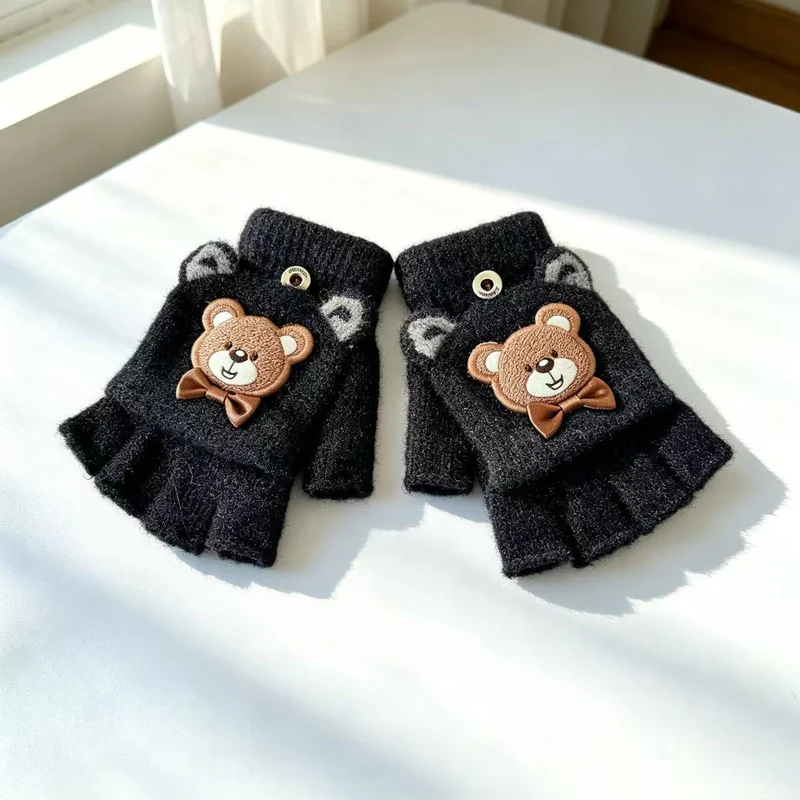 Niedliche bärenmotivierte Handgelenkfreies Handschuhe Karnz