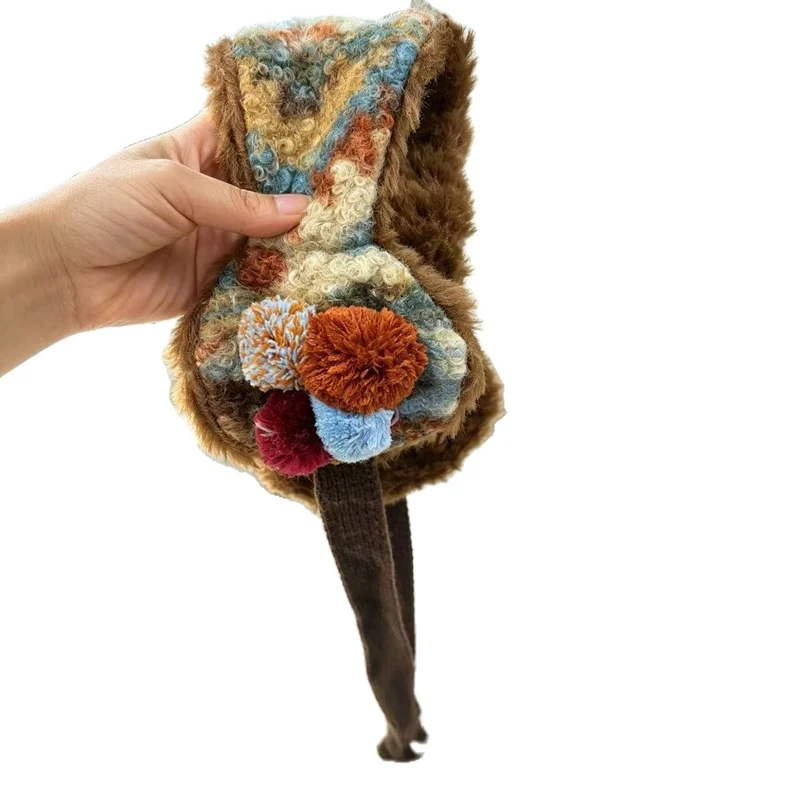 Gemütliches florales Plüsch-Stirnband Karnz