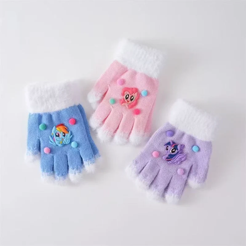 Süße Plüsch Cartoon-Thema Handschuhe ohne Finger Karnz
