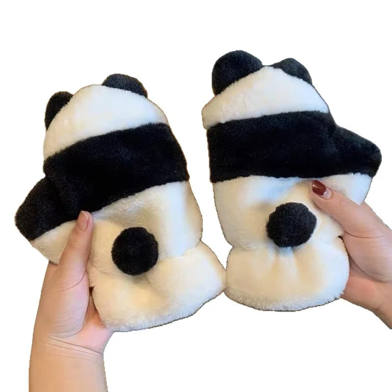 Niedliche katzenmotivierte Plüschhandschuhe Karnz