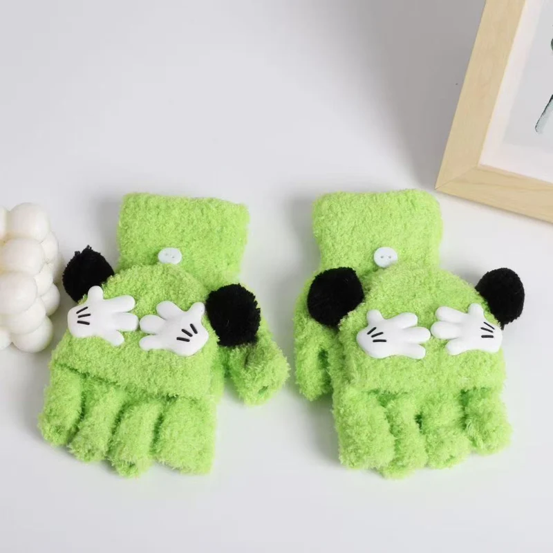 Niedliche tierisch gestaltete Handschuhe ohne Finger Karnz