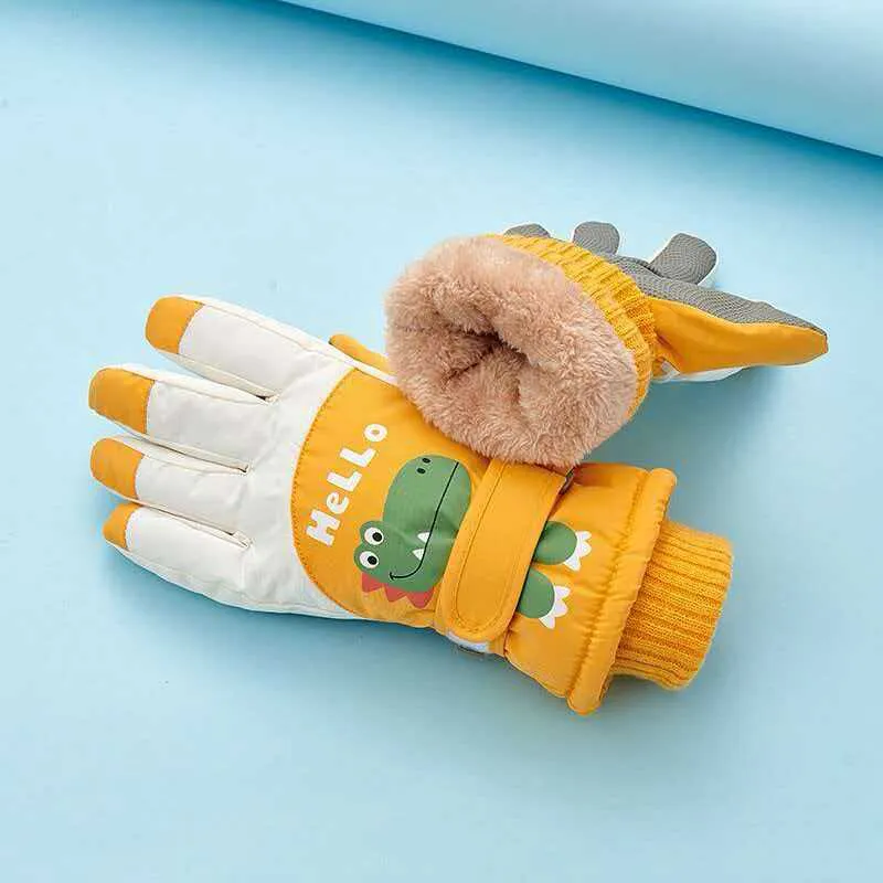 Kinder Fun Dinosaurier-Themen Schnee Handschuhe Karnz