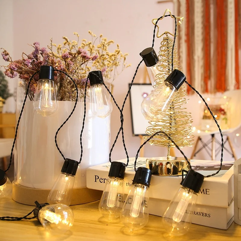 Vintage-inspirierte LED-Lichterkette Karnz