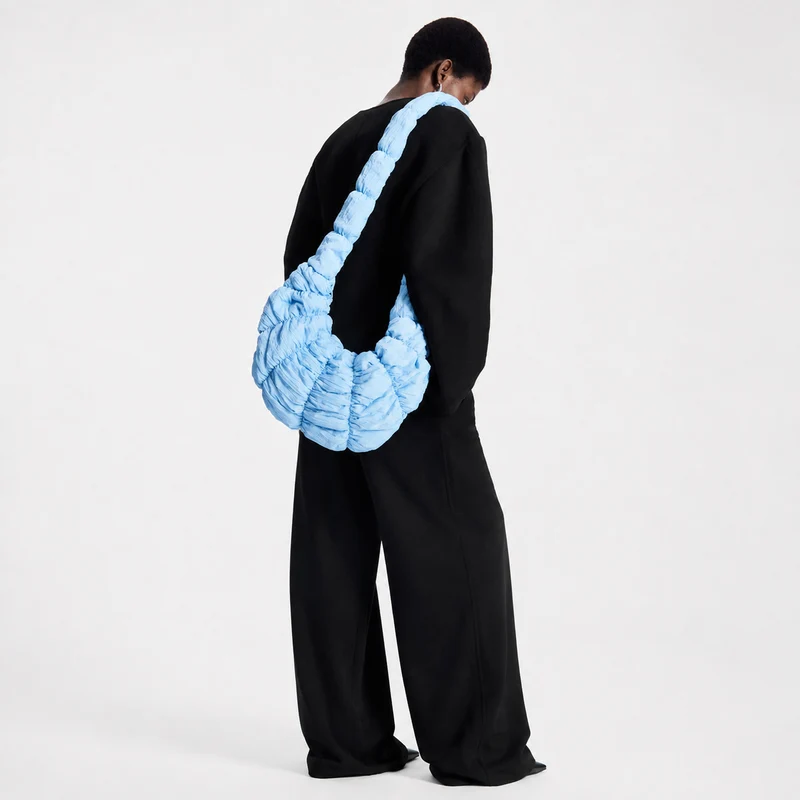Zeitgemäße gestepptes Handtasche