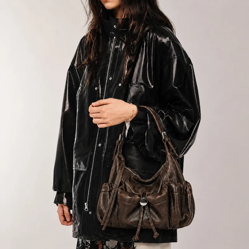 Lässige Bucket Bag