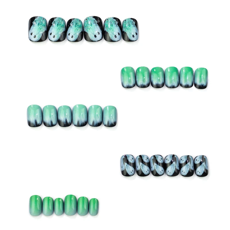 Ghostly Glow Press-On Nail Art Set Karnz