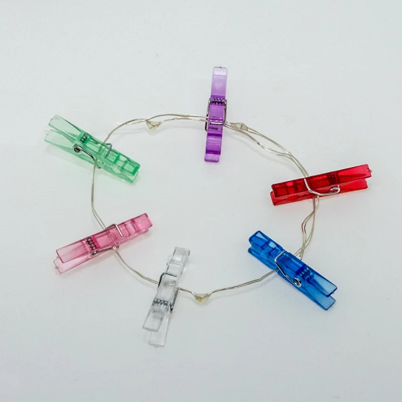 Transparente Bastelclips Karnz