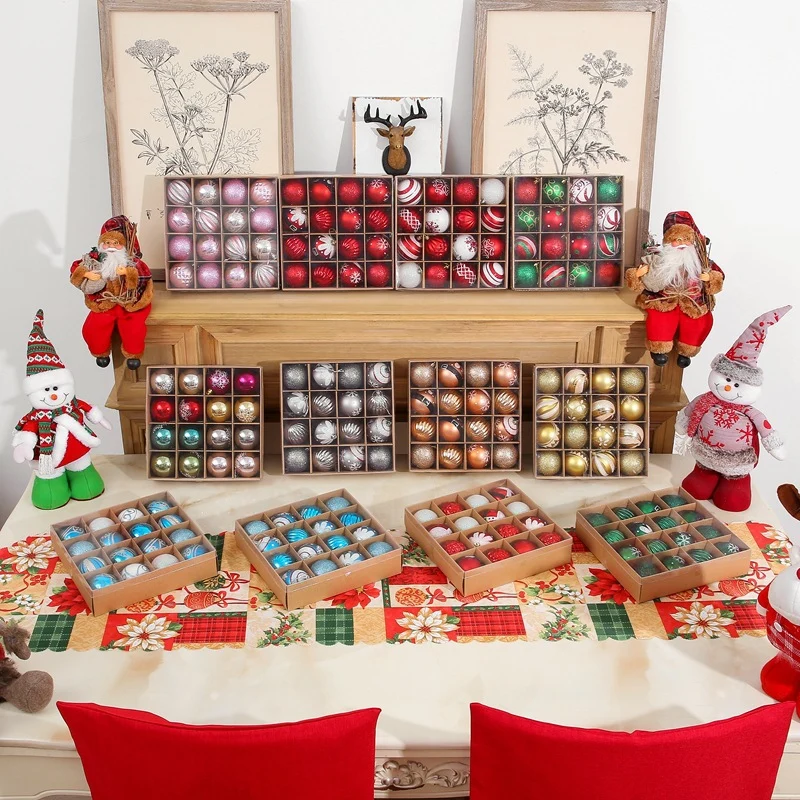 Bruchsichere Dekorative Weihnachtskugeln Set Karnz