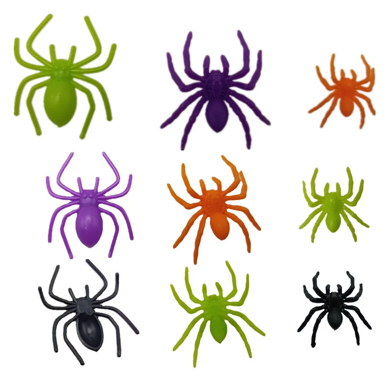 Realistische Halloween-Spinnen-Requisiten Karnz