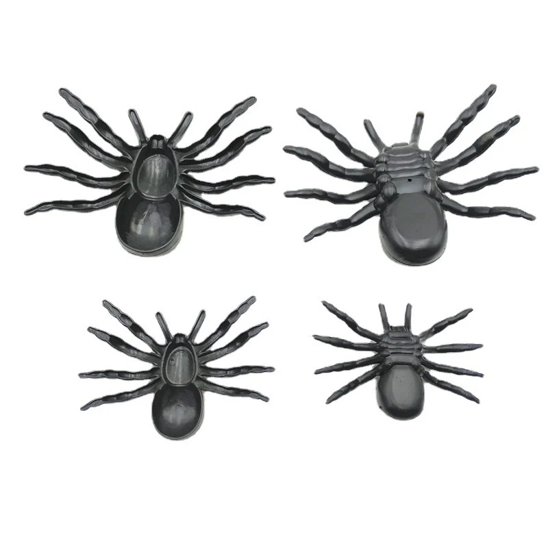 Realistische Halloween-Spinnenfiguren Karnz
