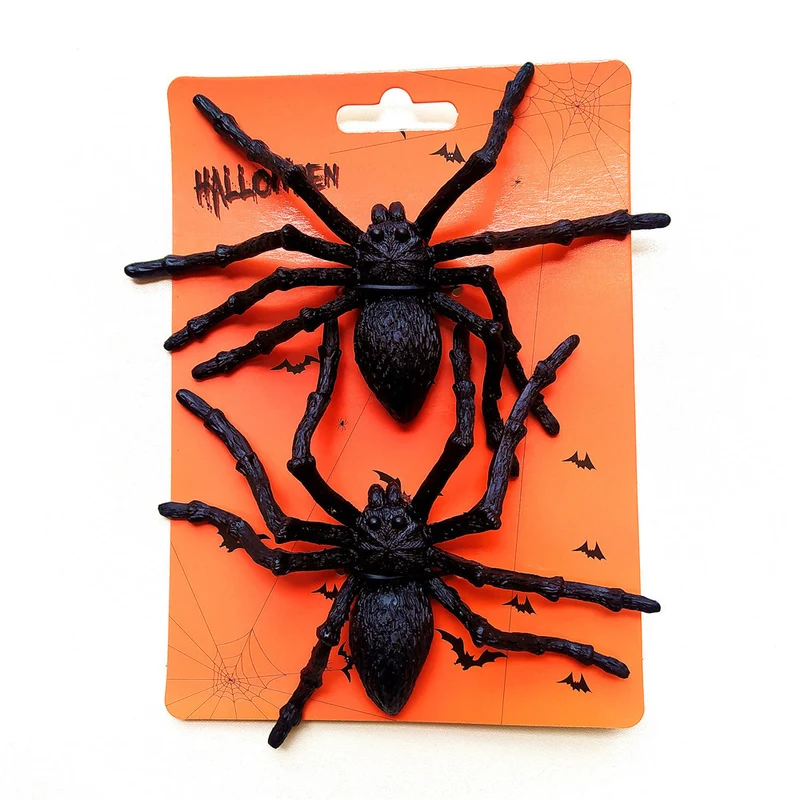 Realistische dekorative Spinnenfigur Karnz