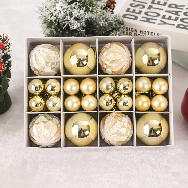 Premium Bruchfeste Weihnachtsbaumkugeln Set Karnz
