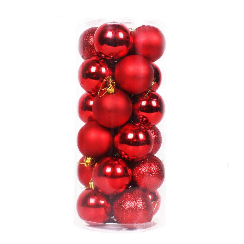 Premium Dekorative Bruchfeste Weihnachtsbaumkugeln Set Karnz