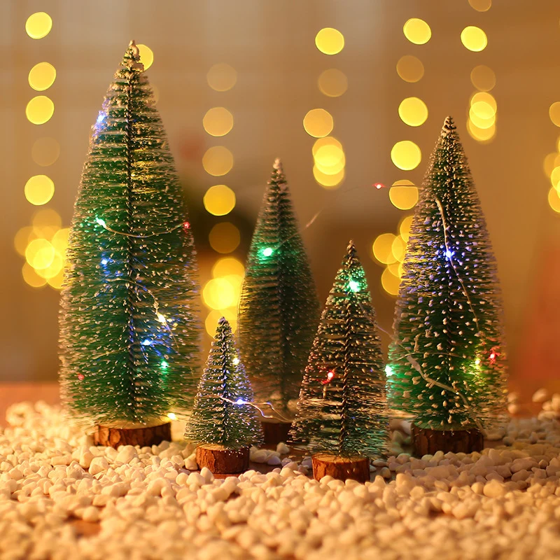 Miniatur Weihnachtsdekoration Bäume Karnz