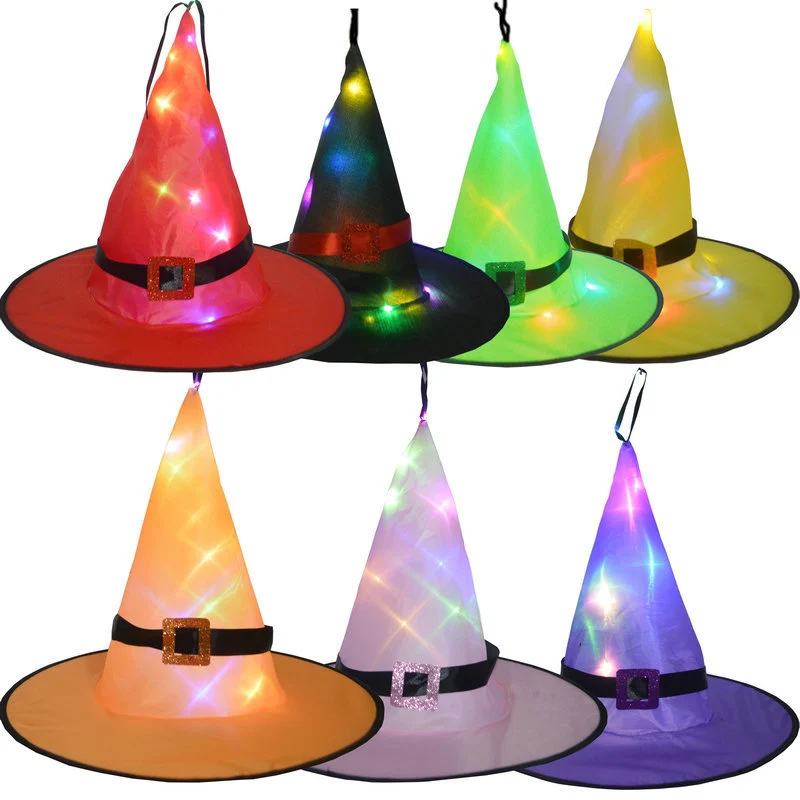 LED Leuchtende Hexenhut Karnz