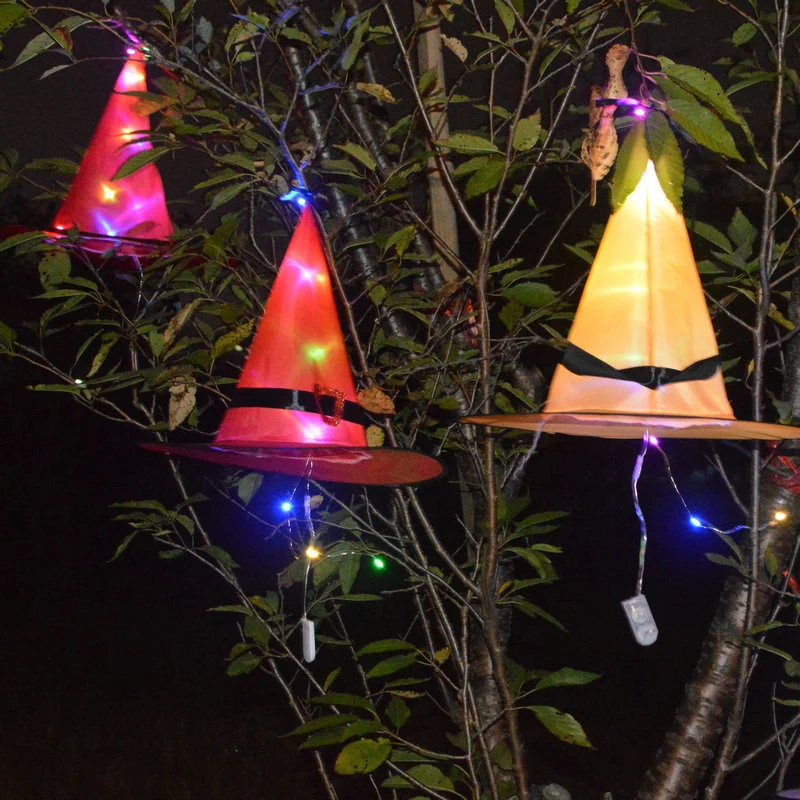 LED Leuchtende Hexenhut Karnz