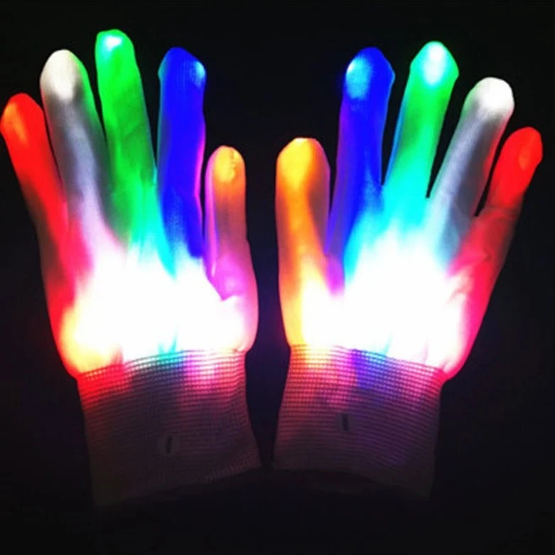 LED Leuchtende Tanzhandschuhe Karnz