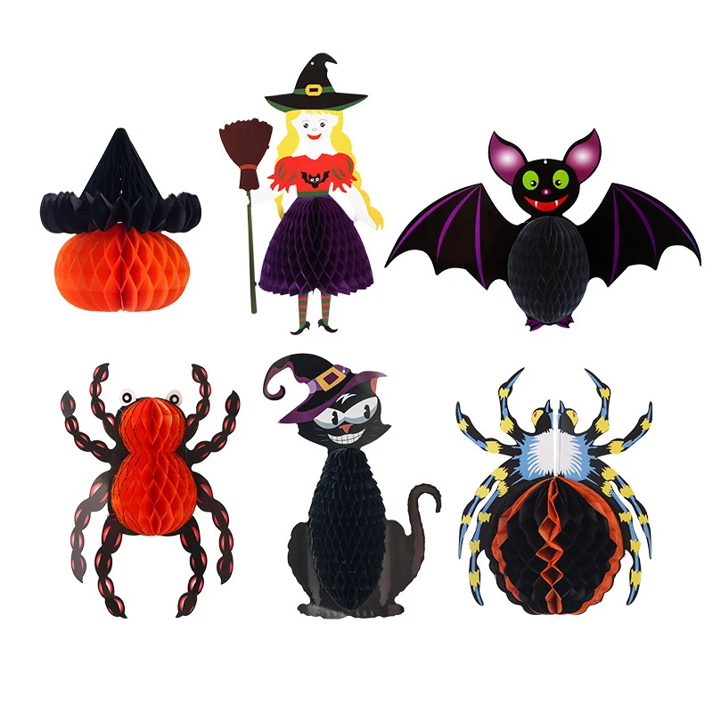 Halloween-Themen Waben-Pumpkin-Dekoration Karnz