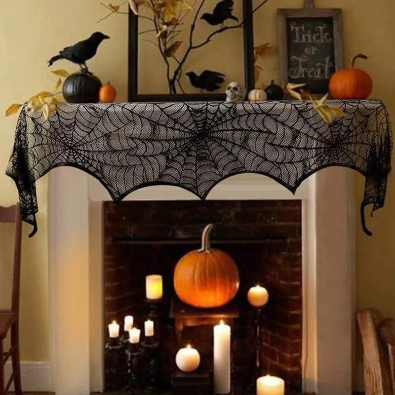Halloween Spinnennetz Dekoration Karnz