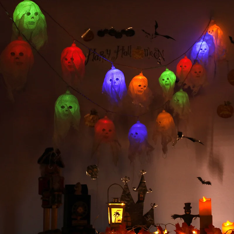 Halloween Dekorative Lichterkette Karnz
