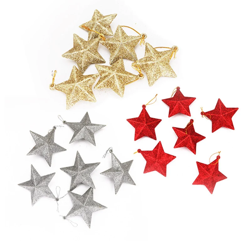 Glitter Stern Ornamente Karnz
