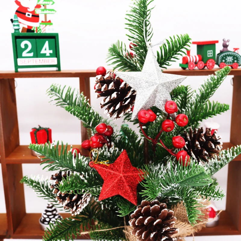 Glitter Stern Ornamente Karnz