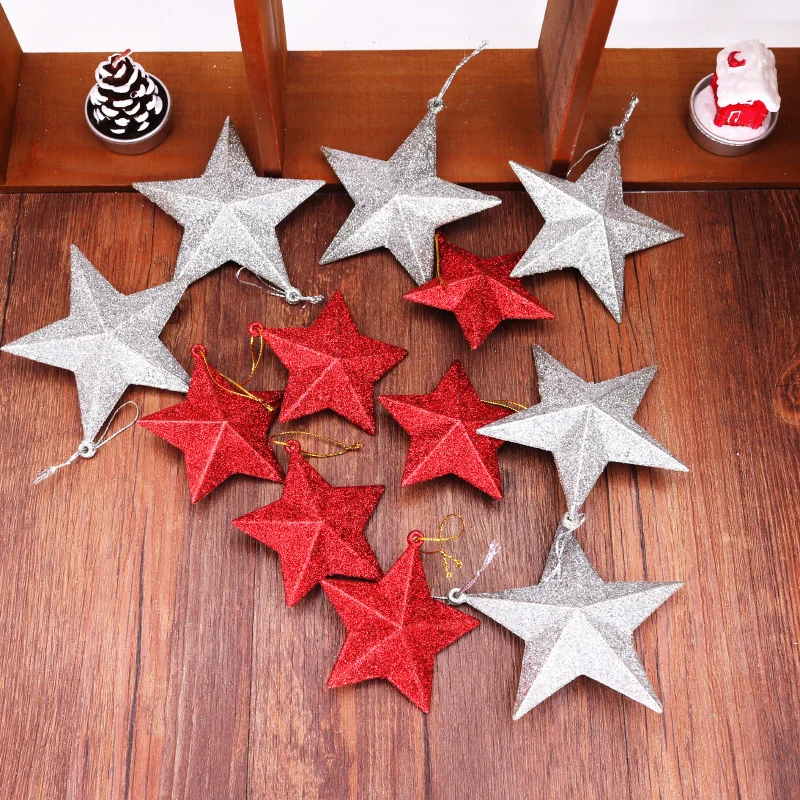 Glitter Stern Ornamente Karnz