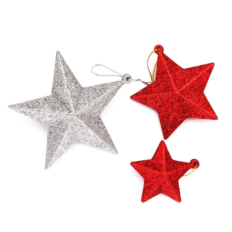 Glitter Stern Ornamente Karnz