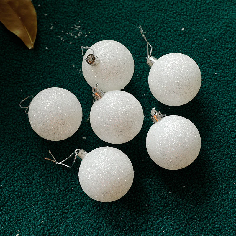 Frosted Decorative Ball Ornaments Karnz