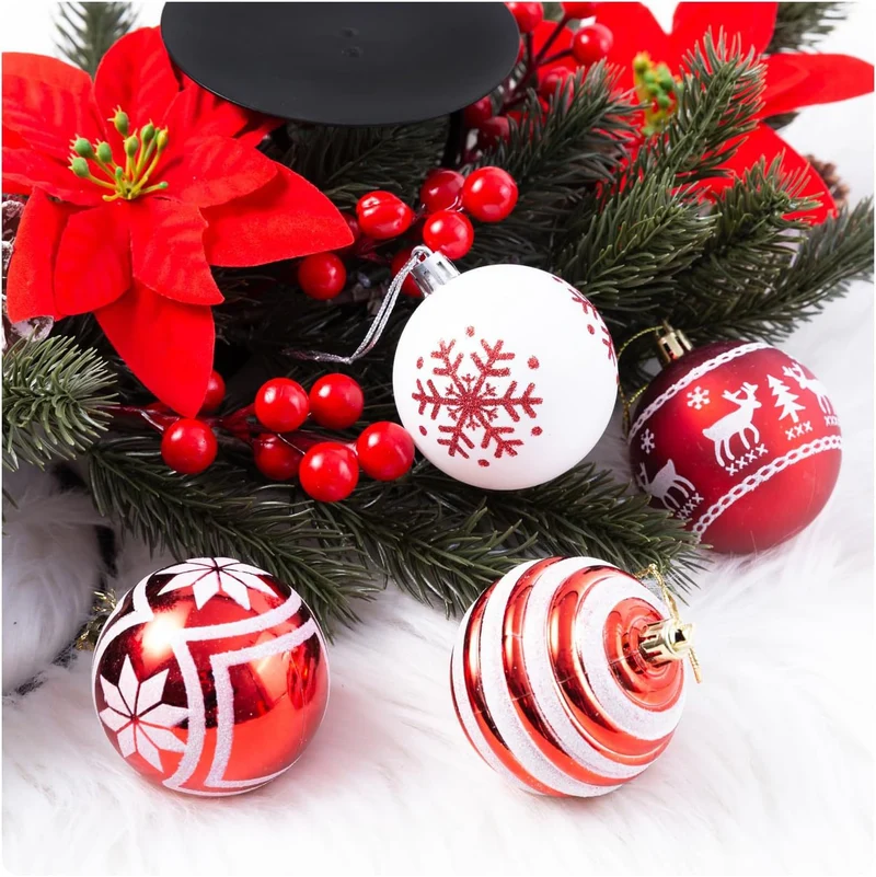 Festliche dekorative Weihnachtsornament-Set Karnz